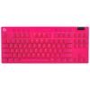Teclado Gamer Logitech G PRO X TKL Lightspeed RGB Mecânico Switch Tactile Magenta US – 920-012154