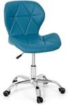 Cadeira De Escritorio Office Eiffel Slim Base Giratoria (Azul)
