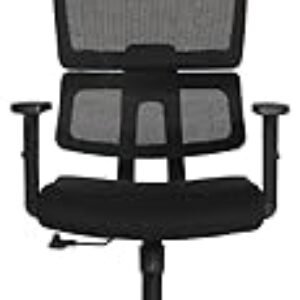 Cadeira Para Escritório Ergonômica Office Gamer Giratória Anima ANM701P Preta