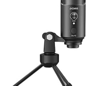 MICROFONE CONDENSADOR VOCALIZER – PMCV01 – PCYES, preto