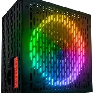 Fonte De Alimentacao Brx Rainbow 80 Plus 650w Rgb Bivolt