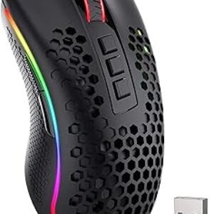 MOUSE GAMER REDRAGON STORM PRO RGB SEM FIO PRETO