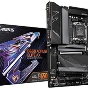 Placa Mãe Gigabyte B650 AORUS ELITE AX WiFI (AM5/4xDDR5/HDMI/DP/USB 3.2/M.2)