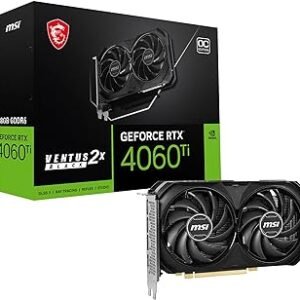 Placa de Video RTX 4060 TI 8GB GDDR6 128 Bits VENTUS 2X OC MSI 912-V515