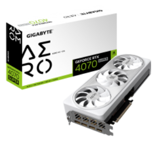 Placa de Video Gigabyte NVIDIA GeForce RTX 4070 Super AERO OC, 12GB, GDDR6X, DLSS, Ray Tracing, GV-N407SA
