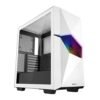 Gabinete Gamer DeepCool Cyclops, Mid-Tower, Lateral de Vidro, Com 1 Fan, Branco, R-WHAAE1-C-1