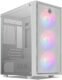 GABINETE GAMER MANCER GOBLIN V2, MID TOWER, LATERAL DE VIDRO, COM 3 FANS RAINBOW, BRANCO, MCR-GBNV2-WH