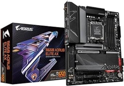 Placa Mãe Gigabyte B650 AORUS ELITE AX WiFI (AM5/4xDDR5/HDMI/DP/USB 3.2/M.2)
