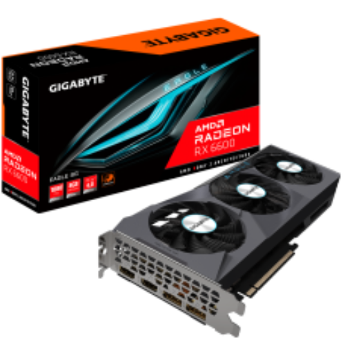Placa de Vídeo Gigabyte AMD Radeon RX 6600 EAGLE 8G, 8GB, GDDR6, FSR, Ray Tracing