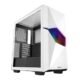Gabinete Gamer DeepCool Cyclops, Mid-Tower, Lateral de Vidro, Com 1 Fan, Branco, R-WHAAE1-C-1
