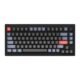 Teclado Mecanico Keychron V1 Knob Version, RGB, 84 Keys, Switch Red, V1-D1