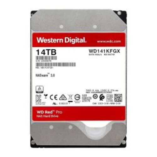 HD WD Red Pro, 14TB, 3.5, 7200 RPM, SATA III 6GB/s, Cache 512MB, WD141KFGX